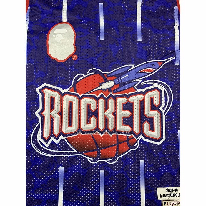 Camiseta Boston Celtics Bape NO 93 Hardwood Classic Azul